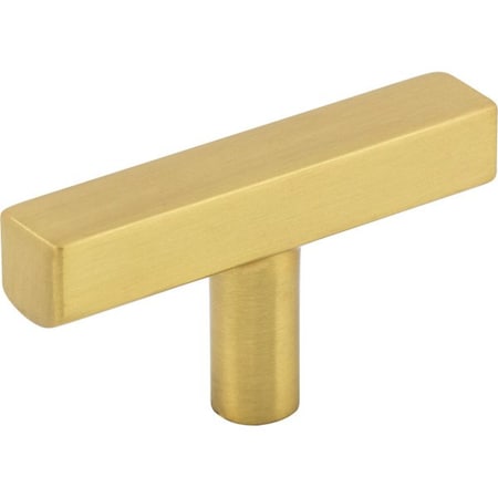 2-1/4 Brushed Gold Dominique Cabinet T Knob